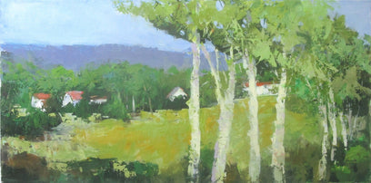 Field and Trees, France by Janet Dyer | Artwork Main Image