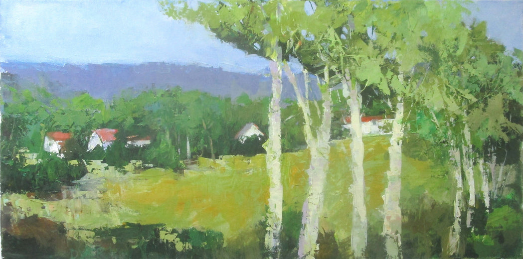 Field and Trees, France by Janet Dyer |  Artwork Main Image 