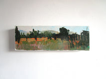 Original art for sale at UGallery.com | Field Near Saumane, Provence by Janet Dyer | $175 | acrylic painting | 4' h x 12' w | thumbnail 3