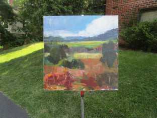 Field with Cloud, Warwick by Janet Dyer |  Context View of Artwork 