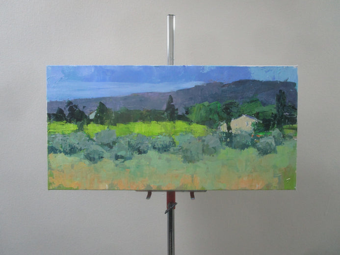 Houses by Olive Grove by Janet Dyer |  Context View of Artwork 