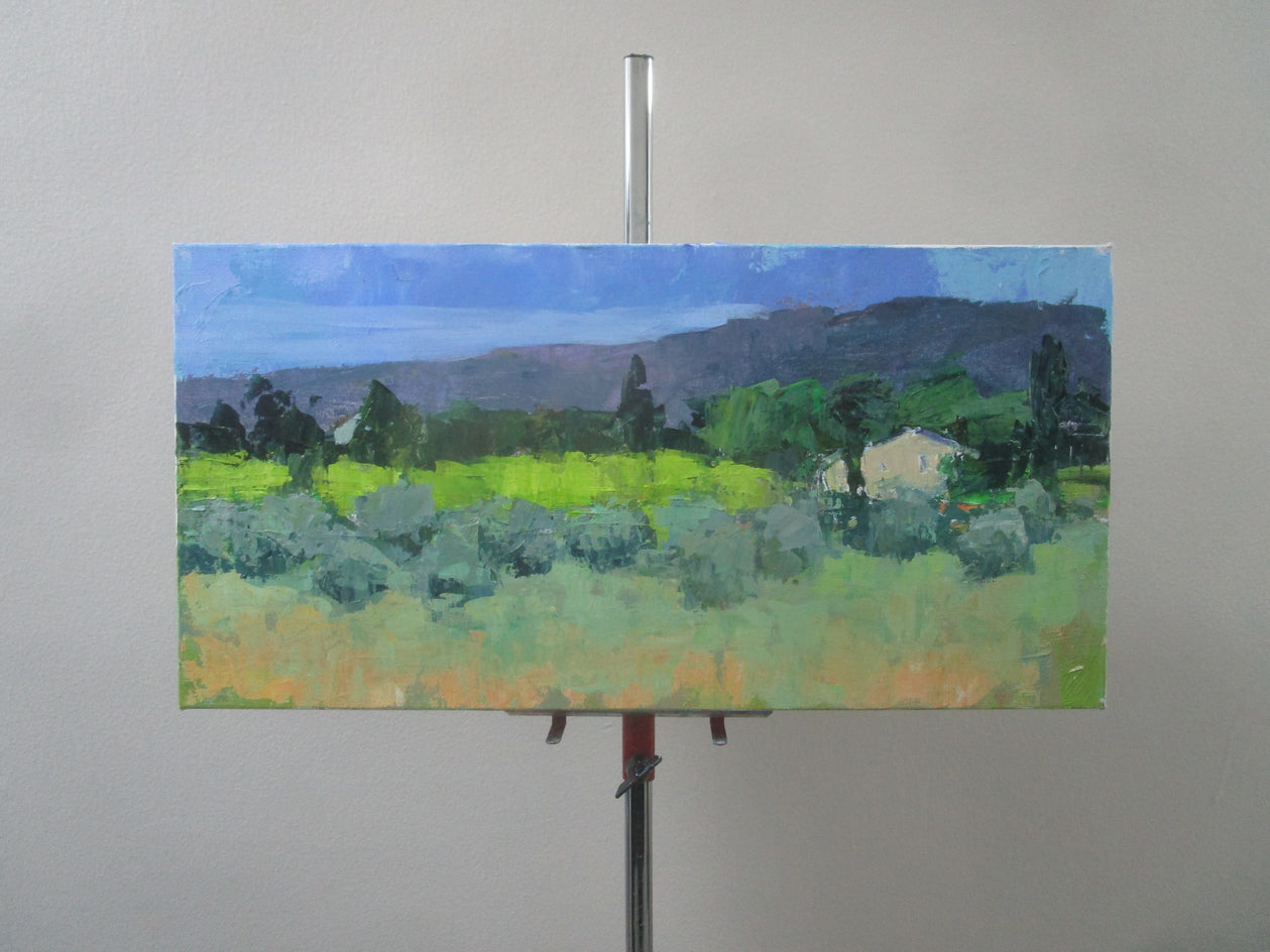 Houses by Olive Grove by Janet Dyer |  Context View of Artwork 