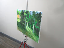 Original art for sale at UGallery.com | Light Through the Trees by Janet Dyer | $1,025 | acrylic painting | 18' h x 24' w | thumbnail 2