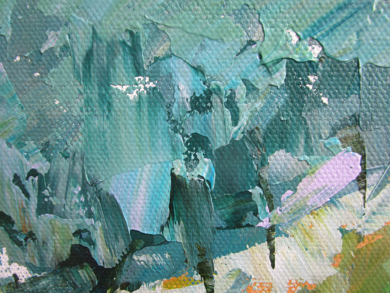 Middle Way by Janet Dyer |  Closeup View of Artwork 