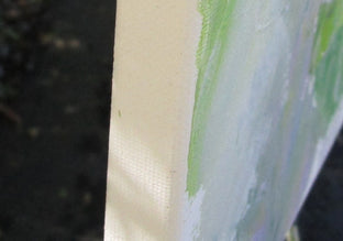 Mountain Path II by Janet Dyer |  Side View of Artwork 