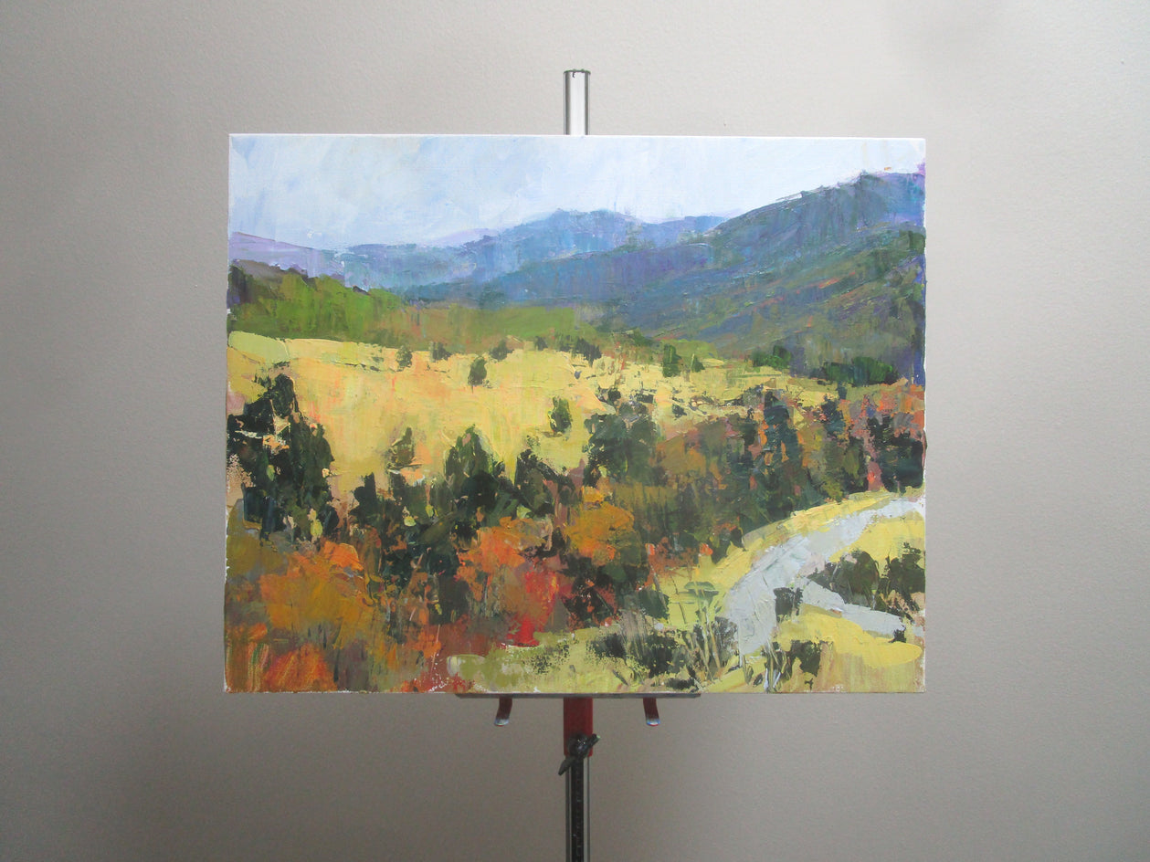 Mountain Road by Janet Dyer |  Context View of Artwork 