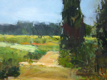 Original art for sale at UGallery.com | Quiet Path, Provence by Janet Dyer | $1,325 | acrylic painting | 24' h x 24' w | thumbnail 4