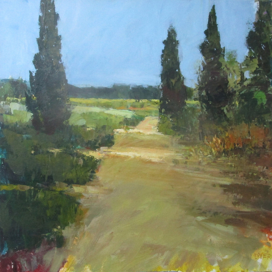 Quiet Path, Provence by Janet Dyer |  Artwork Main Image 