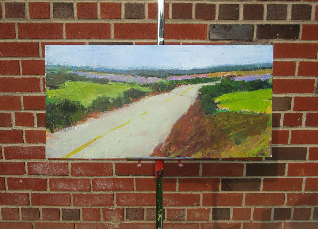 Quiet Road by Janet Dyer |  Context View of Artwork 