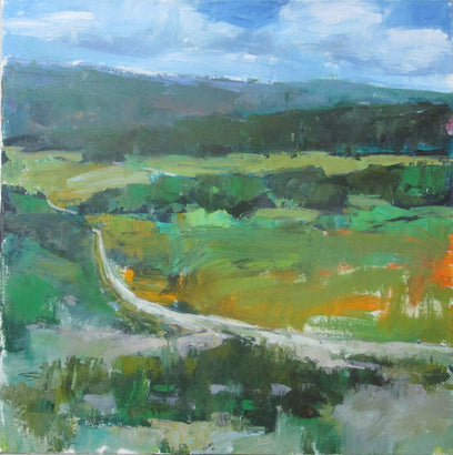  Main image of artist Janet Dyer's artwork titled Road Through Backcountry 