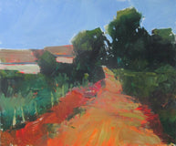Original art for sale at UGallery.com | Side Road, France by Janet Dyer | $1,125 | acrylic painting | 20' h x 24' w | thumbnail 1
