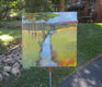 Original art for sale at UGallery.com | Stream by Janet Dyer | $975 | acrylic painting | 20' h x 20' w | thumbnail 3