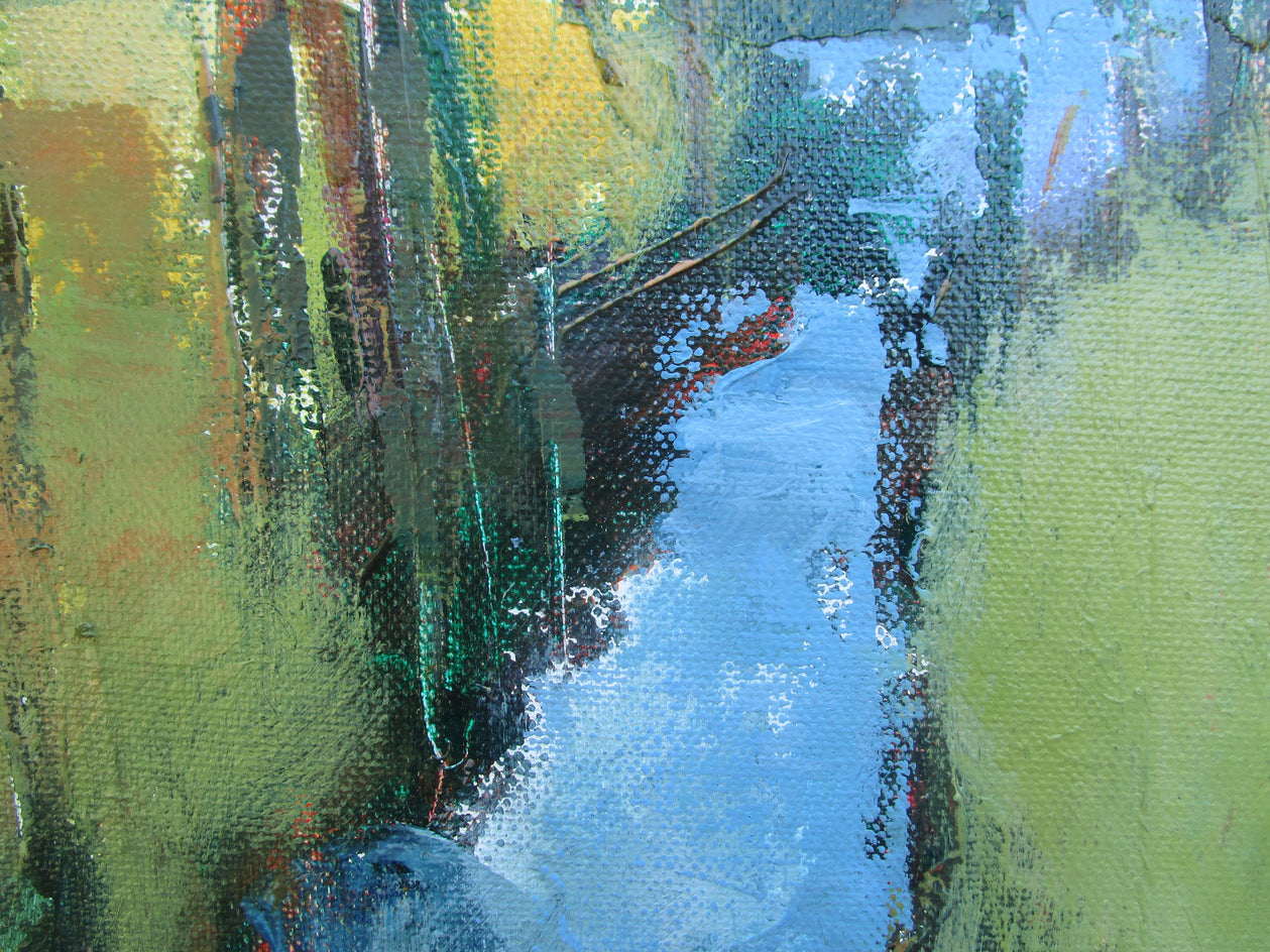 Stream by Janet Dyer |  Closeup View of Artwork 