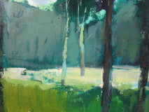 Original art for sale at UGallery.com | Stream in the Woods by Janet Dyer | $1,125 | acrylic painting | 20' h x 24' w | thumbnail 4