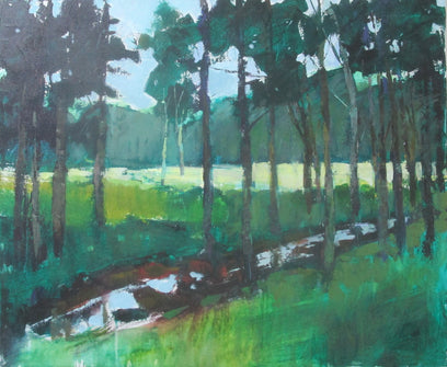  Main image of artist Janet Dyer's artwork titled Stream in the Woods 