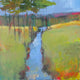 Original art for sale at UGallery.com | Stream by Janet Dyer | $975 | acrylic painting | 20' h x 20' w | thumbnail 1