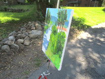 Original art for sale at UGallery.com | Street View by Janet Dyer | $625 | acrylic painting | 18' h x 14' w | thumbnail 2