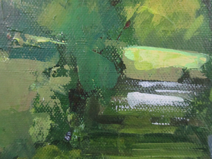 Sun Upstream by Janet Dyer |   Closeup View of Artwork 