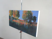 Original art for sale at UGallery.com | Sunset in the State Park by Janet Dyer | $1,175 | acrylic painting | 15' h x 30' w | thumbnail 2