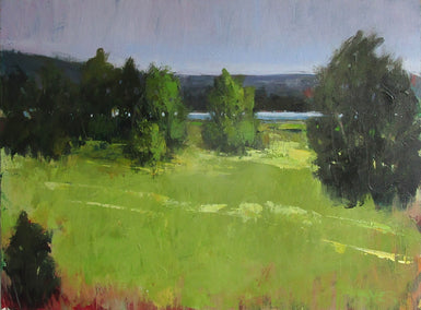 acrylic painting by Janet Dyer titled Sunstreaks