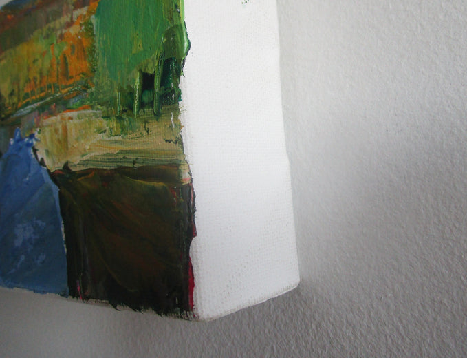 The River Below by Janet Dyer |  Side View of Artwork 
