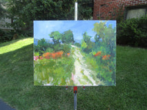 Original art for sale at UGallery.com | Top of the Hill by Janet Dyer | $800 | acrylic painting | 16' h x 20' w | thumbnail 3