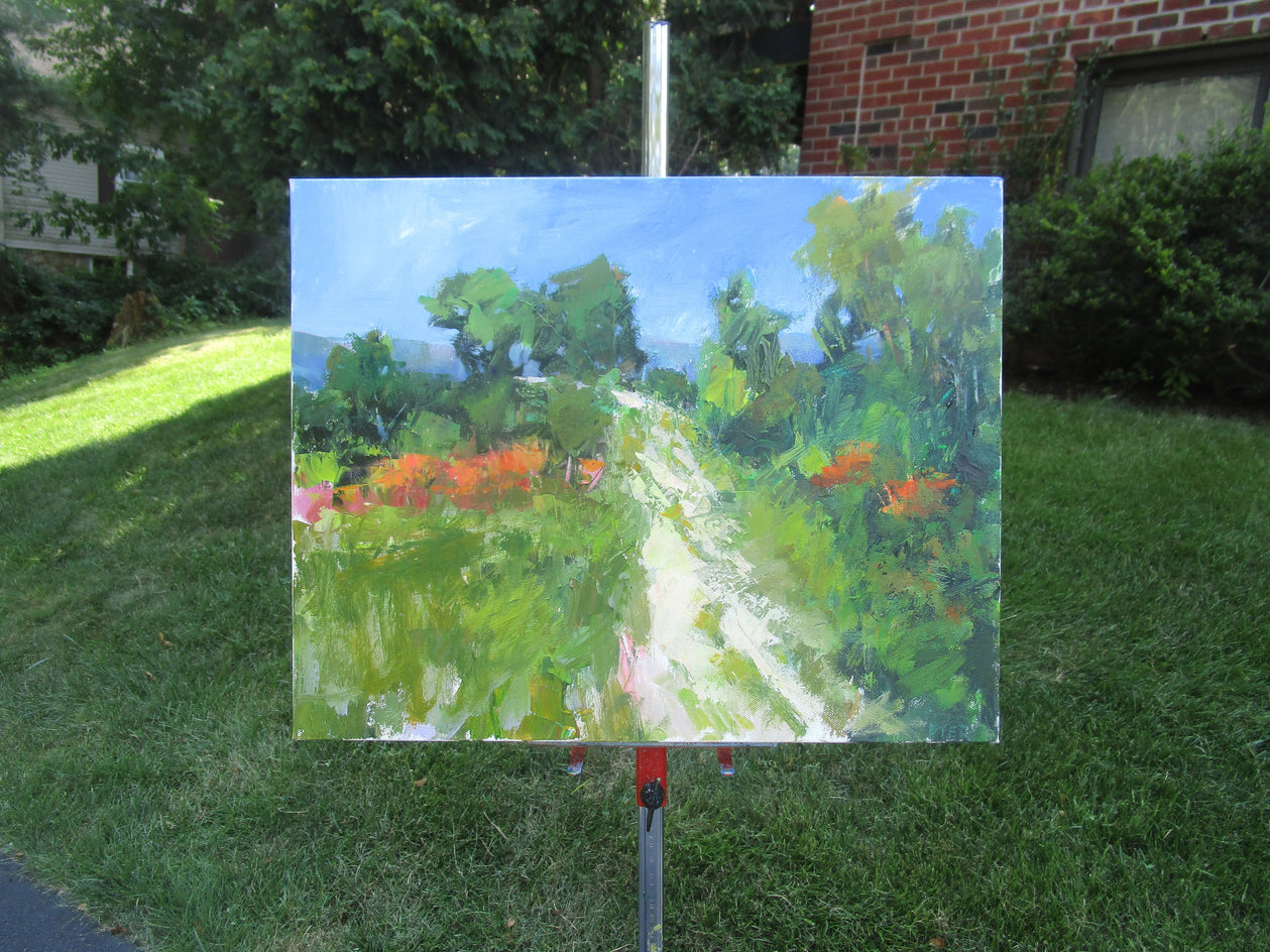 Top of the Hill by Janet Dyer |  Context View of Artwork 