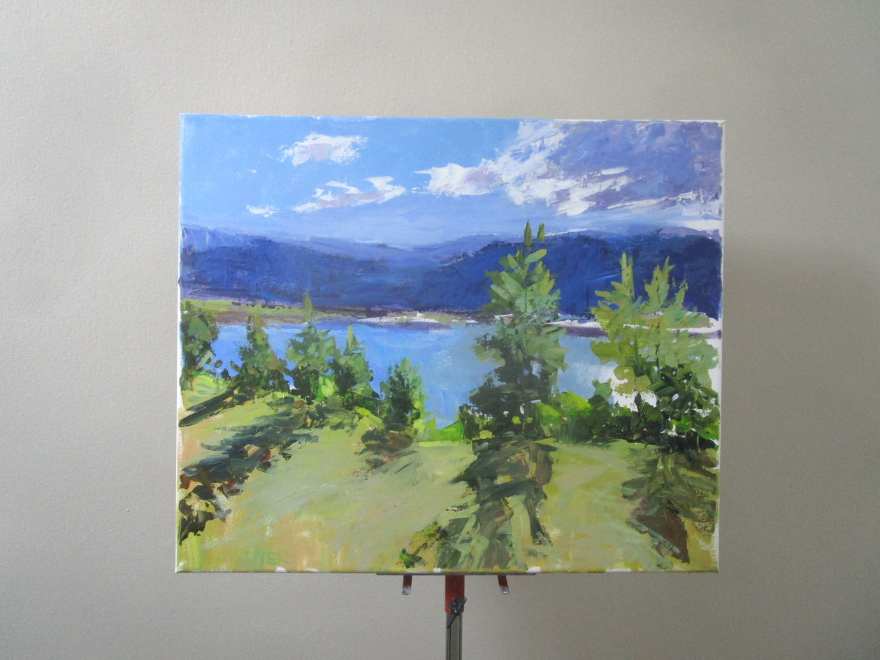 View Across the River by Janet Dyer |  Context View of Artwork 
