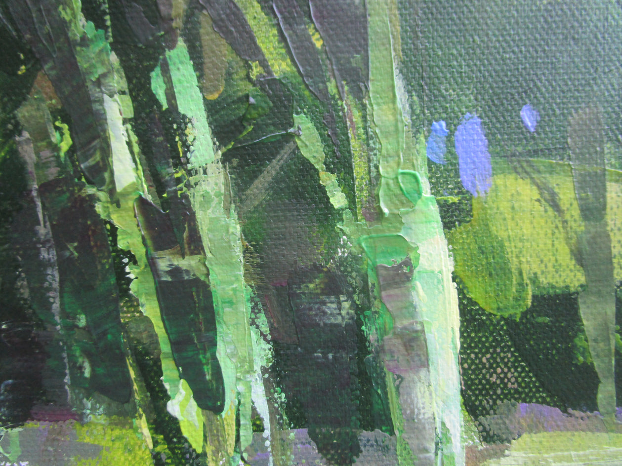 View of Lavender by Janet Dyer |  Closeup View of Artwork 