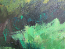 Original art for sale at UGallery.com | Vineyard by the House by Janet Dyer | $1,625 | acrylic painting | 24' h x 30' w | thumbnail 4