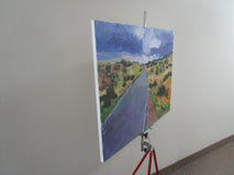 Original art for sale at UGallery.com | Western Highway by Janet Dyer | $1,750 | acrylic painting | 24' h x 30' w | thumbnail 2