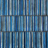 Original art for sale at UGallery.com | Blue Triple Stripes by Janet Hamilton | $950 | oil painting | 20' h x 20' w | thumbnail 1