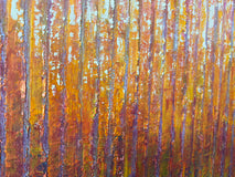 Original art for sale at UGallery.com | Ember Horizon by Janet Hamilton | $2,775 | oil painting | 30' h x 40' w | thumbnail 4