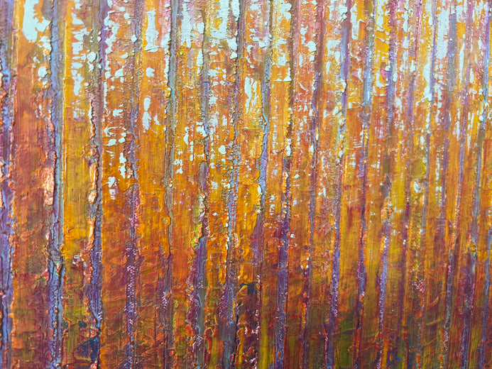Ember Horizon by Janet Hamilton |   Closeup View of Artwork 