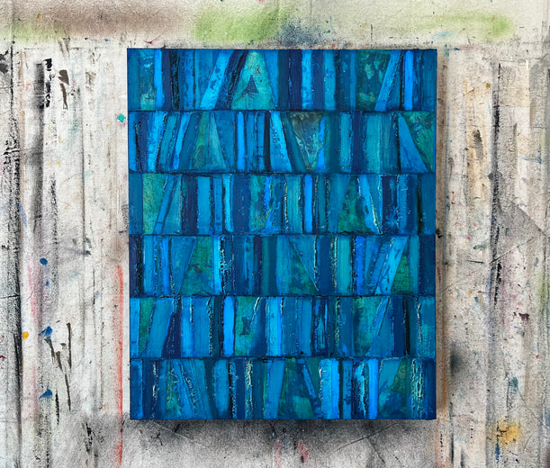 Into the Blue by Janet Hamilton |  Context View of Artwork 