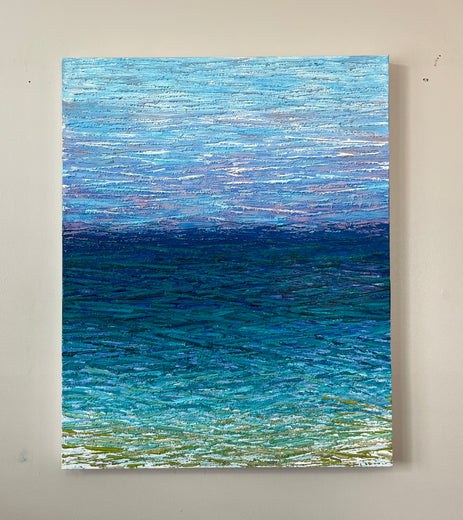 Open Blue by Janet Hamilton |  Context View of Artwork 