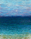 Original art for sale at UGallery.com | Open Blue by Janet Hamilton | $1,575 | oil painting | 30' h x 24' w | thumbnail 1