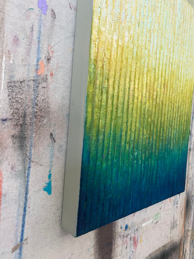 Verdant Light by Janet Hamilton |  Side View of Artwork 