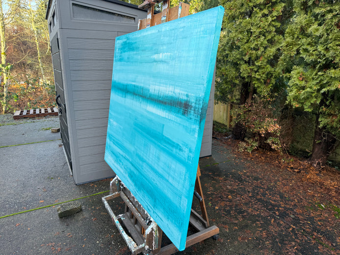 Ethereal by Jason Astorquia |  Side View of Artwork 