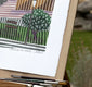 Original art for sale at UGallery.com | Nocturne with Hermitage by Javier Ortas | $1,300 | watercolor painting | 19.6' h x 14' w | thumbnail 2