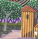 Original art for sale at UGallery.com | Nocturne with Hermitage by Javier Ortas | $1,300 | watercolor painting | 19.6' h x 14' w | thumbnail 4