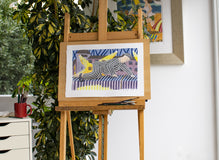 Original art for sale at UGallery.com | The Escape by Javier Ortas | $1,400 | watercolor painting | 14' h x 19.5' w | thumbnail 3