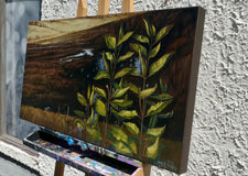 Original art for sale at UGallery.com | Milkweed Fall by Jay Jensen | $2,250 | oil painting | 18' h x 36' w | thumbnail 2