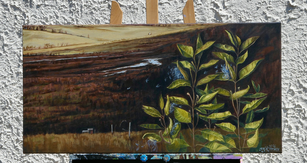 Milkweed Fall by Jay Jensen |  Context View of Artwork 