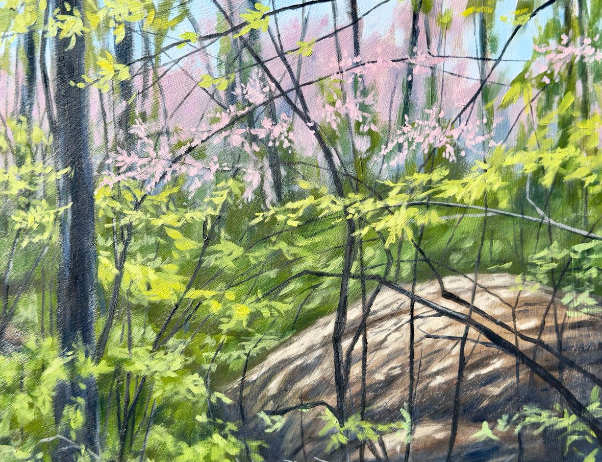 Pennsylvania Redbud by Jay Jensen |  Closeup View of Artwork 