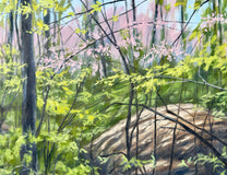 Original art for sale at UGallery.com | Pennsylvania Redbud by Jay Jensen | $2,500 | oil painting | 24' h x 36' w | thumbnail 4