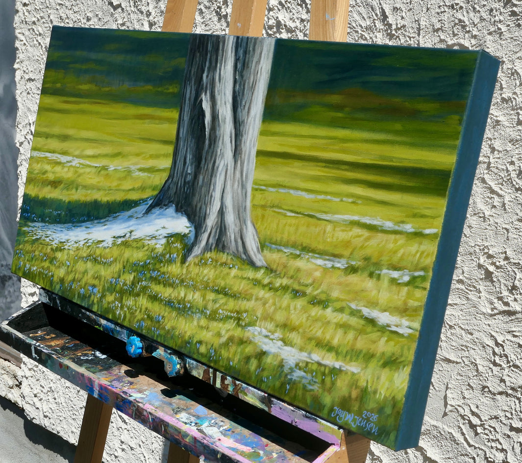 Spring Thaw by Jay Jensen |  Side View of Artwork 