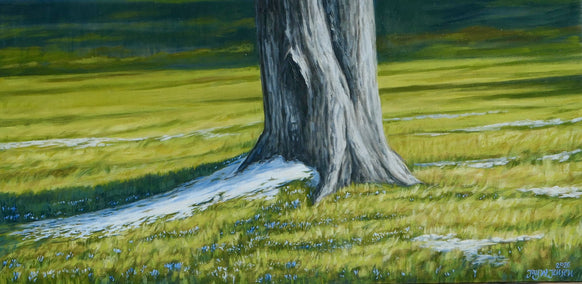 oil painting by Jay Jensen titled Spring Thaw