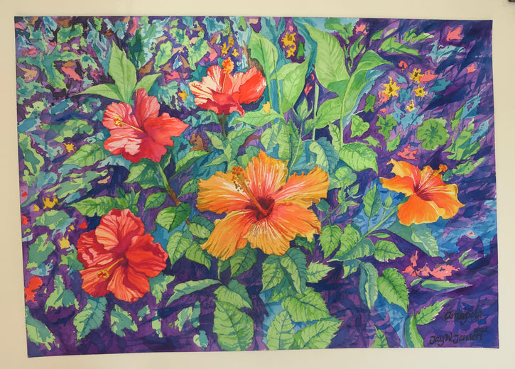 Flower Power Revisited by Jay Jensen |  Context View of Artwork 