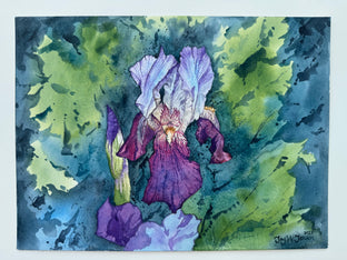 Purple Iris #4 by Jay Jensen |  Context View of Artwork 